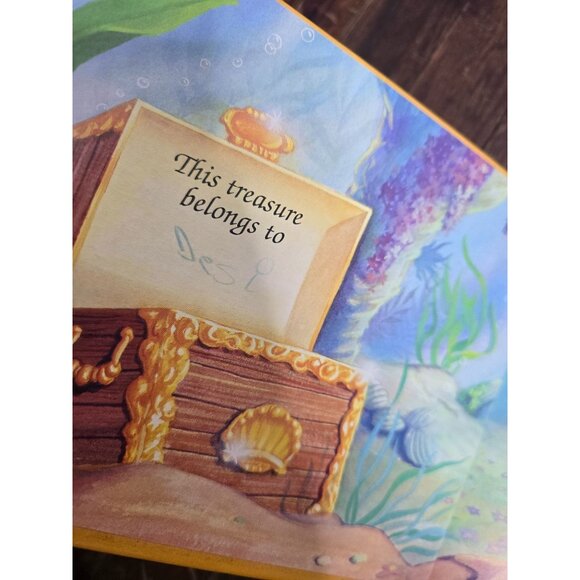 Vintage 90s Disney The Little Mermaid Treasure Chest Picture Books - Picture 4 of 15
